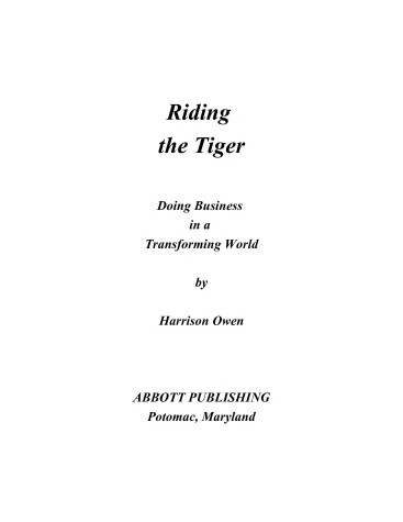 Book cover for Riding the Tiger