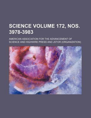 Book cover for Science Volume 172, Nos. 3978-3983