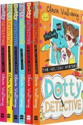 Cover of Dotty Detective Collection Clara Vulliamy 6 Books Set