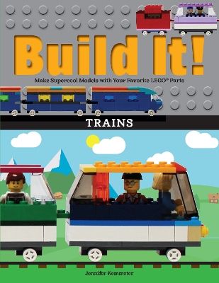 Book cover for Build It! Trains