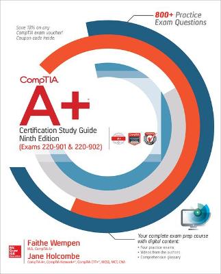 Cover of Comptia A+ Certification Study Guide, Ninth Edition (Exams 220-901 & 220-902)