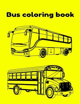 Book cover for Bus coloring book