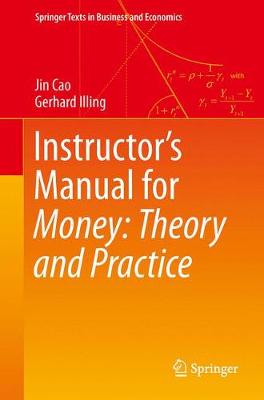 Book cover for Instructor's Manual for Money: Theory and Practice