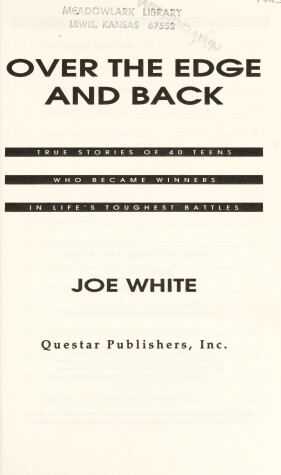 Book cover for Over the Edge and Back