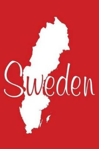 Cover of Sweden - Red Lined Notebook with Margins