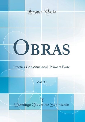 Book cover for Obras, Vol. 31