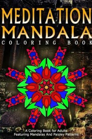 Cover of MEDITATION MANDALA COLORING BOOK - Vol.15