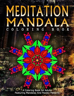 Book cover for MEDITATION MANDALA COLORING BOOK - Vol.15