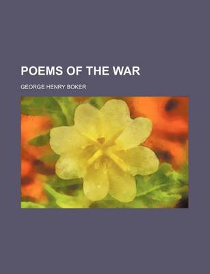 Book cover for Poems of the War