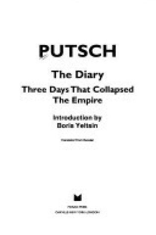 Cover of Putsch: The Diary