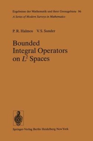 Cover of Bounded Integral Operators on L 2 Spaces