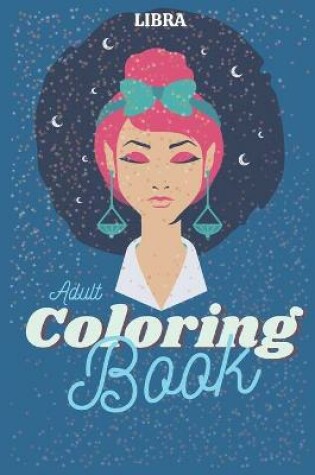 Cover of Libra Adult Coloring Book