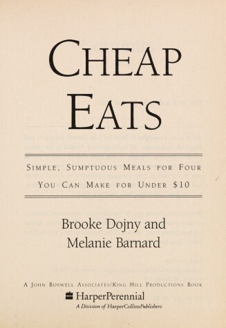 Book cover for Cheap Eats