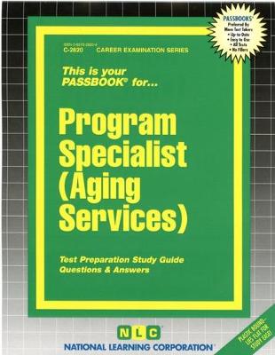 Book cover for Program Specialist (Aging Services)