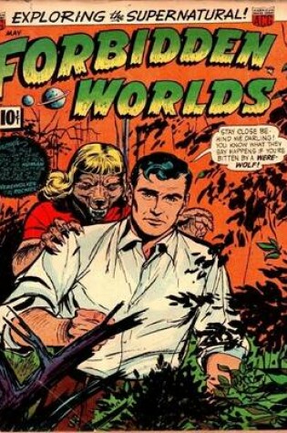 Cover of Forbidden Worlds Number 17 Horror Comic Book
