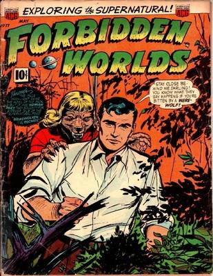 Book cover for Forbidden Worlds Number 17 Horror Comic Book