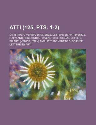 Book cover for Atti (125, Pts. 1-2)