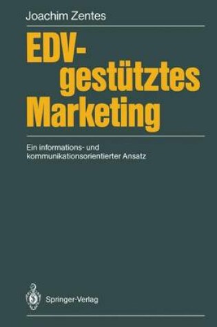 Cover of EDV-gestütztes Marketing