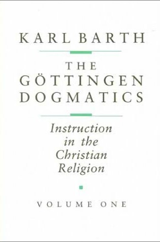 Cover of The Gottingen Dogmatics
