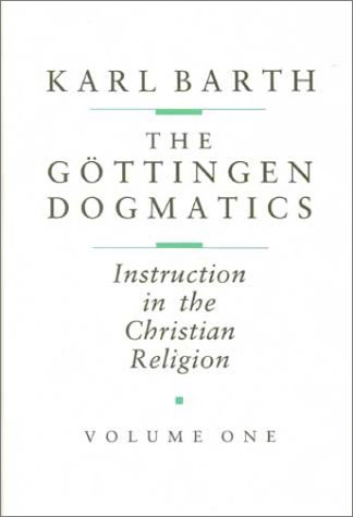 Book cover for The Gottingen Dogmatics