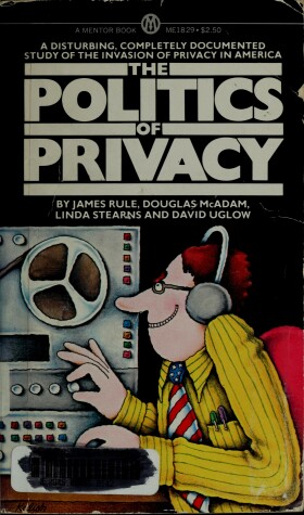 Book cover for Politics of Privacy