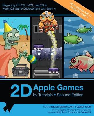 Book cover for 2D Apple Games by Tutorials Second Edition