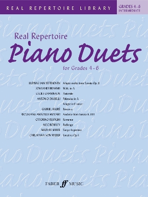 Book cover for Real Repertoire Piano Duets Grades 4-6