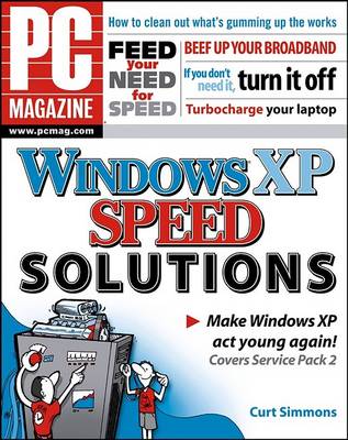 Book cover for "PC Magazine" Windows XP Speed Solutions