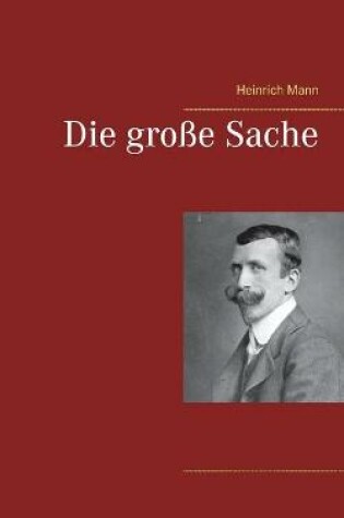 Cover of Die große Sache