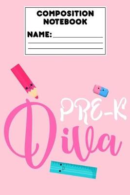 Book cover for Composition Notebook Pre-K Diva