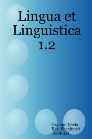 Cover of Lingua Et Linguistica 1.2