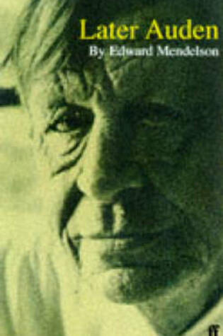 Cover of Later Auden