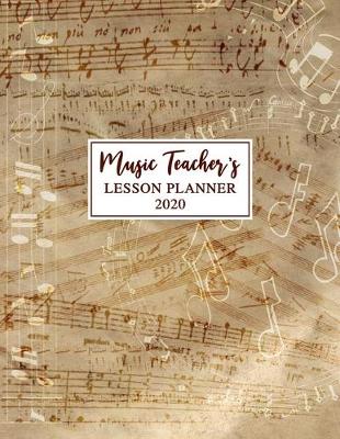 Cover of Music Teacher's Lesson Planner