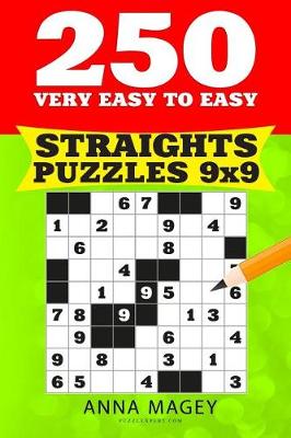 Cover of 250 Very Easy to Easy Straights Puzzles 9x9