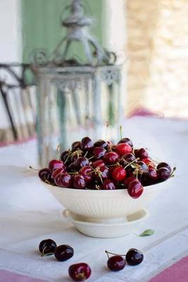 Book cover for Cherries on the Table Still Life Journal