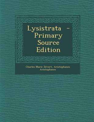 Book cover for Lysistrata (Primary Source)