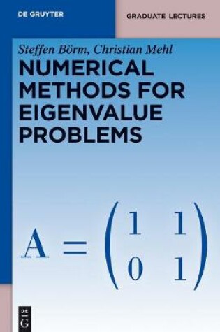 Cover of Numerical Methods for Eigenvalue Problems