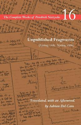 Book cover for Unpublished Fragments (Spring 1885-Spring 1886)