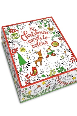 Cover of 20 Christmas Cards to Colour