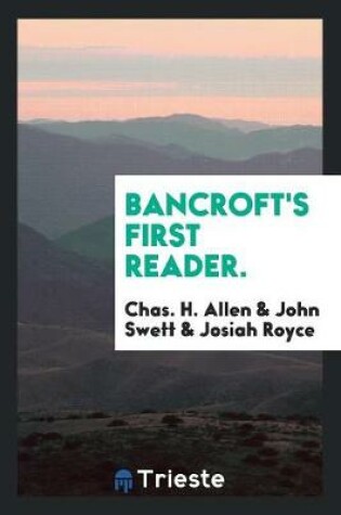 Cover of Bancroft's First Reader.