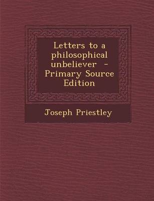 Book cover for Letters to a Philosophical Unbeliever