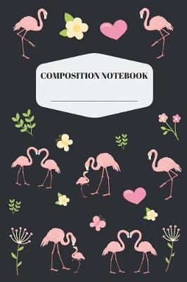 Book cover for Flamingo Composition Notebook