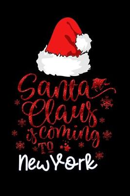 Book cover for santa claus is coming to Newyork