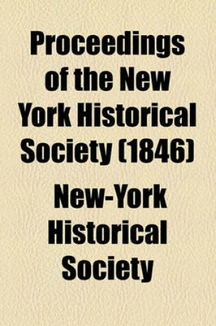 Cover of Proceedings of the New York Historical Society (1846)