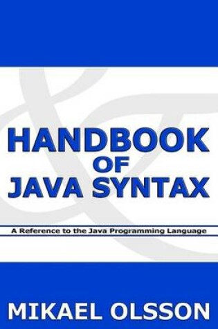 Cover of Handbook of Java Syntax