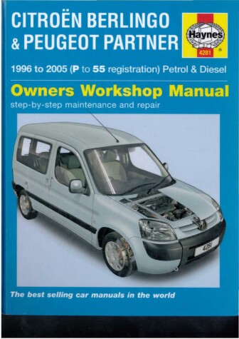 Cover of Citroen Berlingo and Peugeot Partner Petrol and Diesel Service and Repair Manual