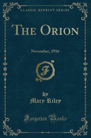 Cover of The Orion