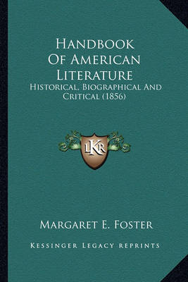 Book cover for Handbook of American Literature Handbook of American Literature