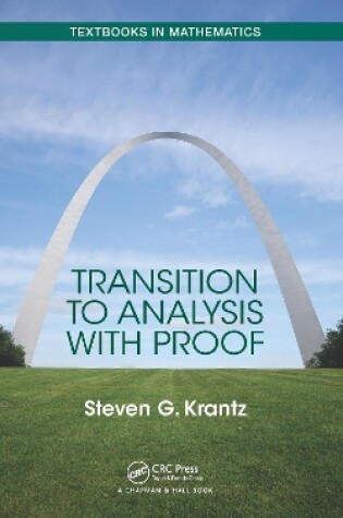 Cover of Transition to Analysis with Proof