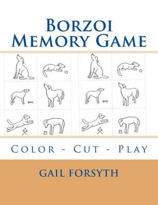 Book cover for Borzoi Memory Game